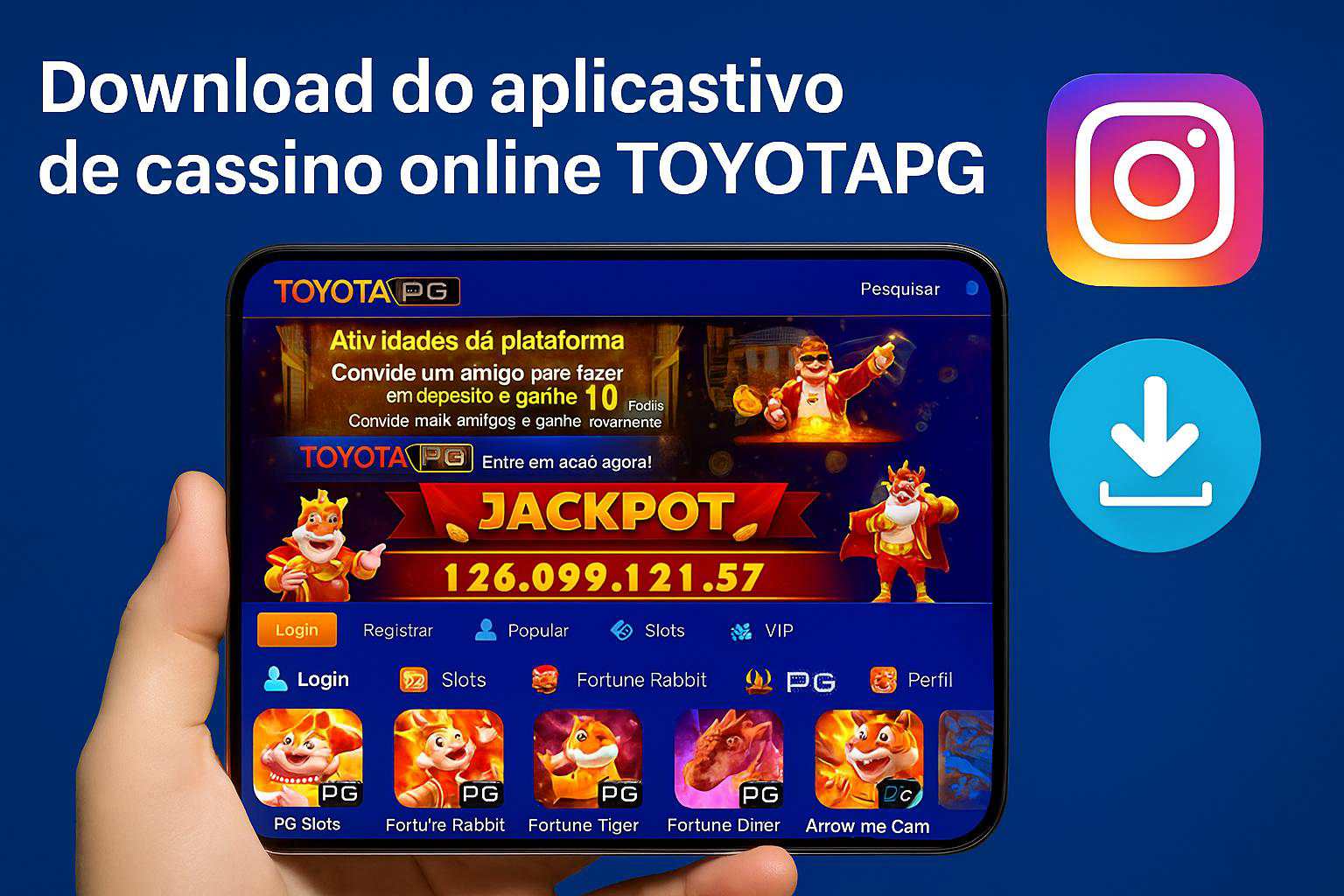 Baixar o TOYOTAPG Cassino App