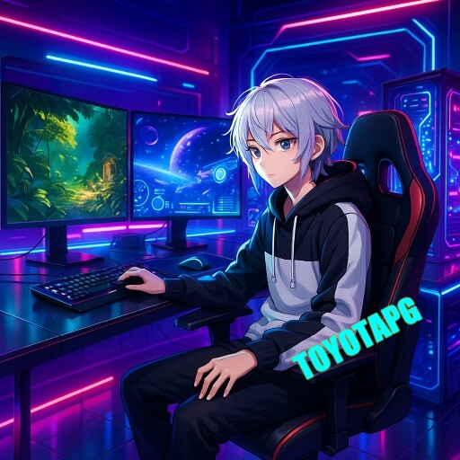 Imagem promocional da TOYOTAPG mostrando a plataforma e suas vantagens